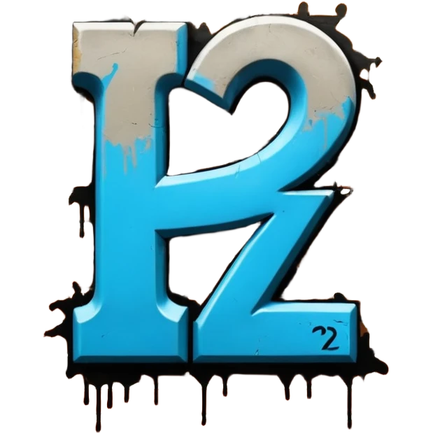 Граффити надпись: 72 emoji