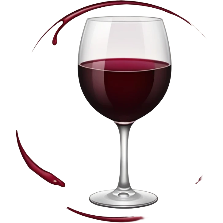 Black wine emoji