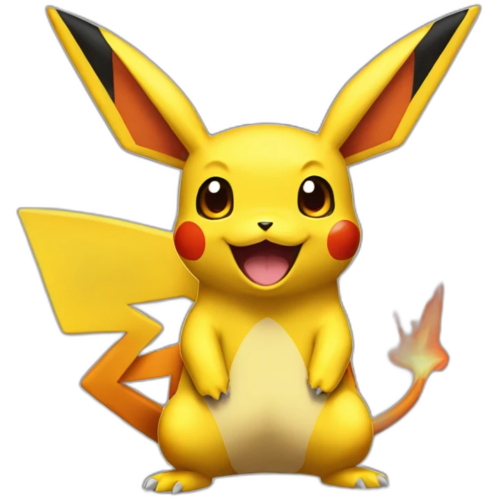 Pikachu Charizard Hybrid emoji