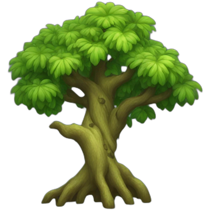 The mana tree emoji
