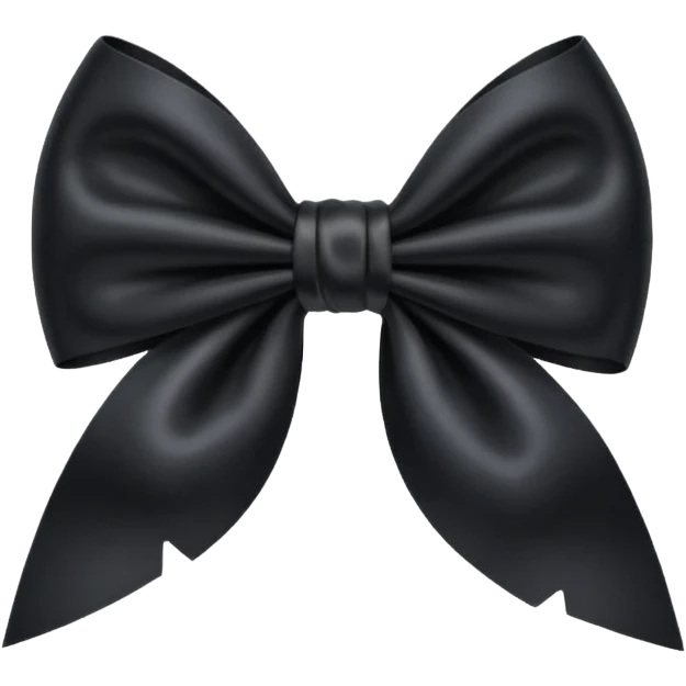 black bow emoji