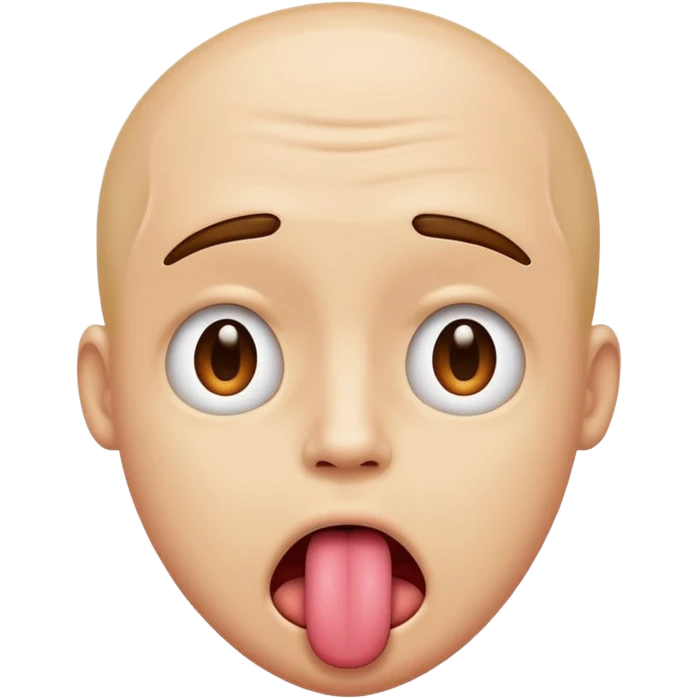 suffocation with a sarcastic face with a tongue out emoji