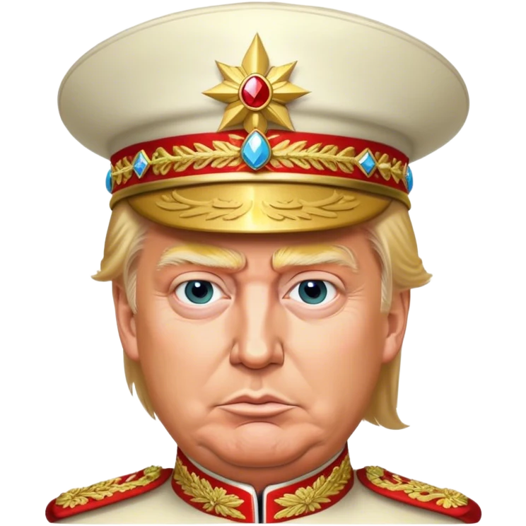 Donald Trump Tsar in Monomakh's Hat
realistic emoji