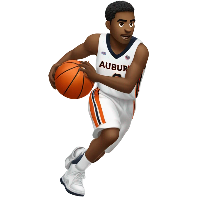 Auburn University basketball player emoji