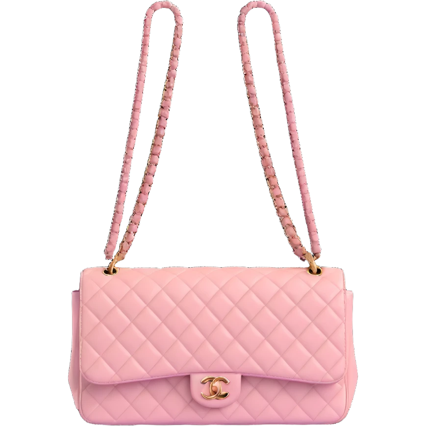 Light pink Chanel bag emoji