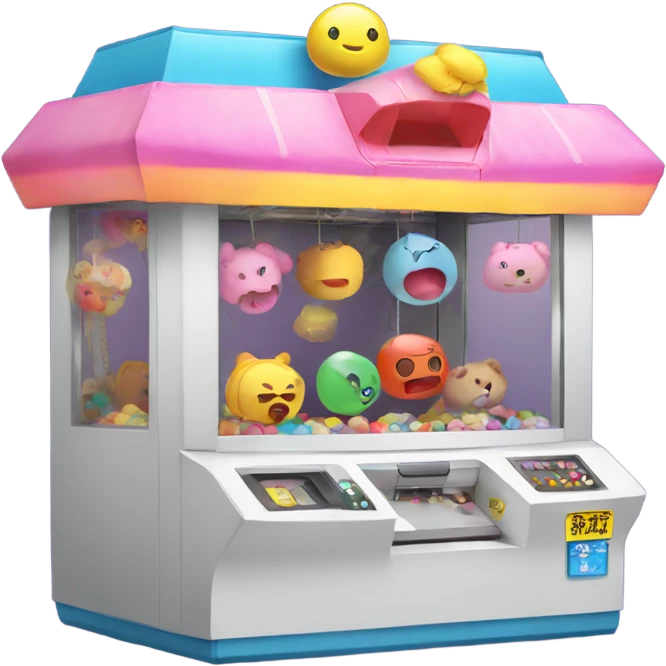 Japanese claw machine  emoji