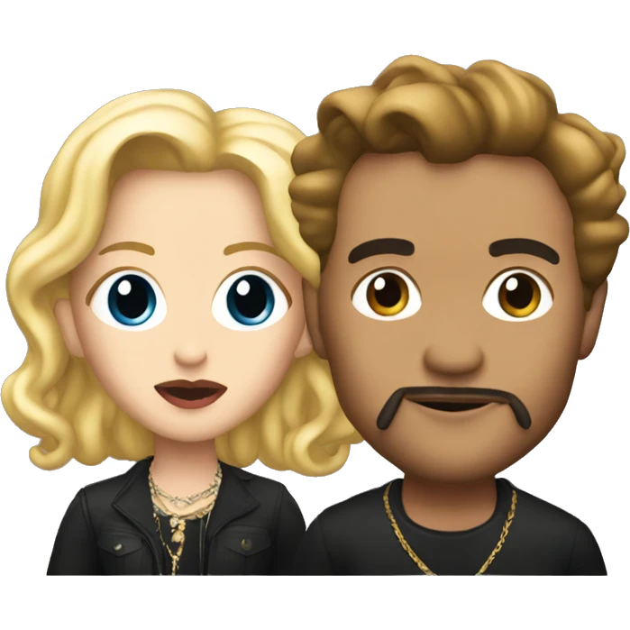 Chet and Madonna  emoji