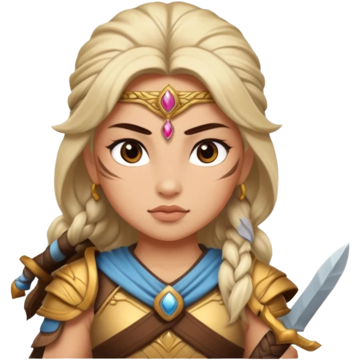warrior princess himalayan emoji