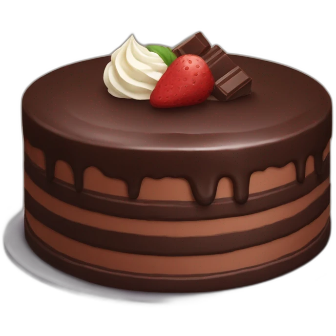 Chocolate cake  emoji