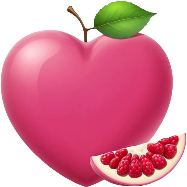 эклер с розовой помадкой и посыпкой emoji