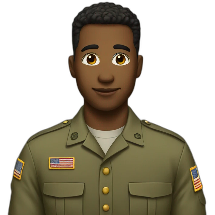Military boyfriend emoji