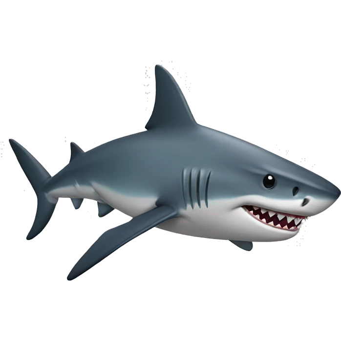 Shark with tophat  emoji