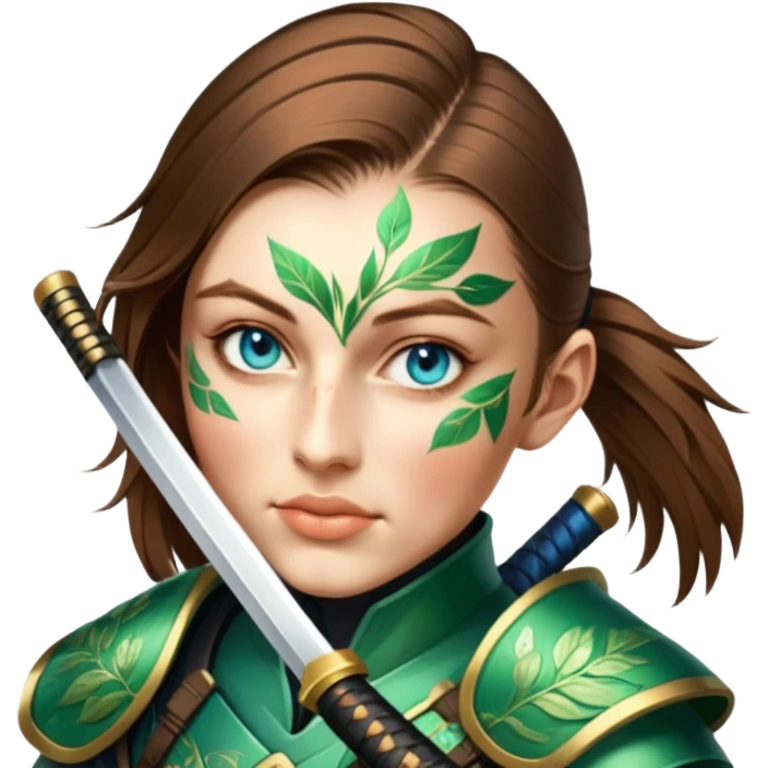 Emerald Samurai emoji