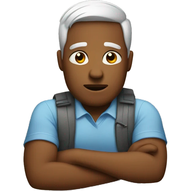 Too many hours sitting emoji