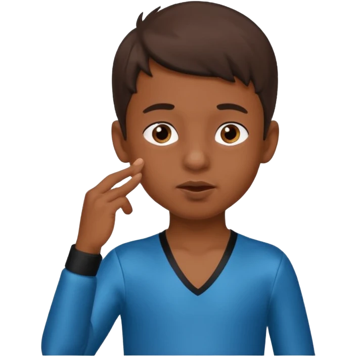 Create an emoji that is a boy at dance who is picking his nose emoji