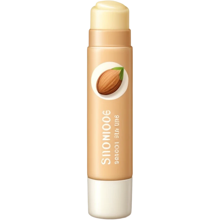 Lipbalm with shea butter and almon oil emoji