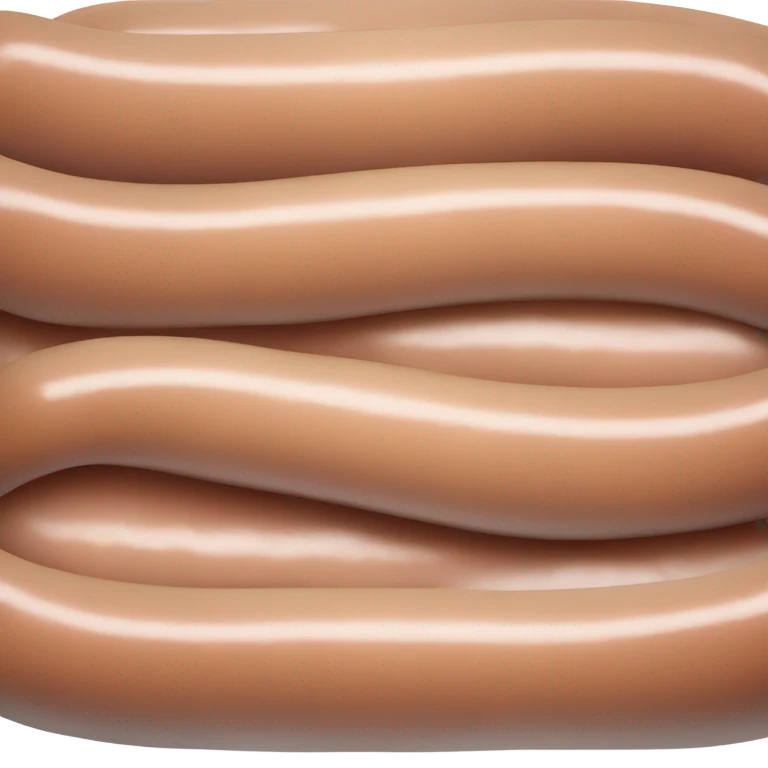 Sausage dipped in cream emoji