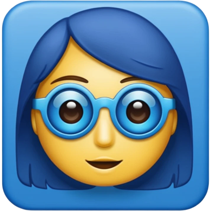 Create me the Instagram verified blue sticker  emoji