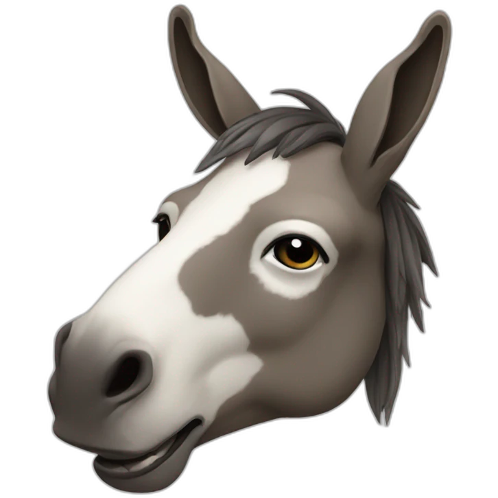 Burro de rodeio emoji