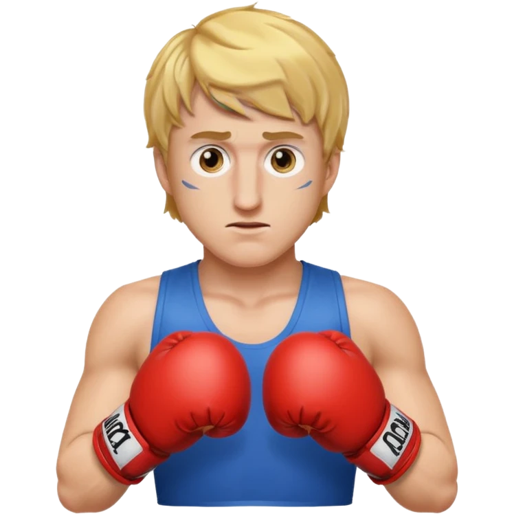 logan paul emoji, boxing gloves, determined face emoji