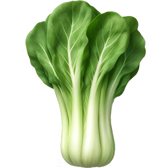 a single piece of bok choy emoji