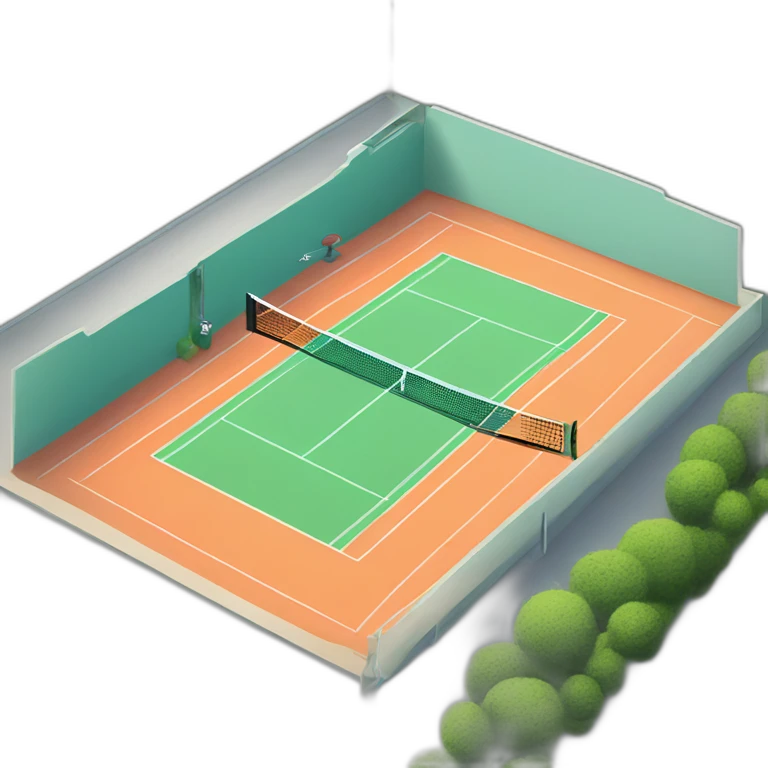 padel tennis court emoji