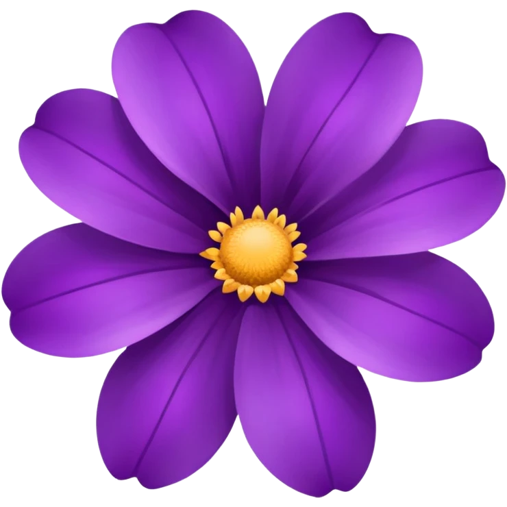 Purple folwer emoji