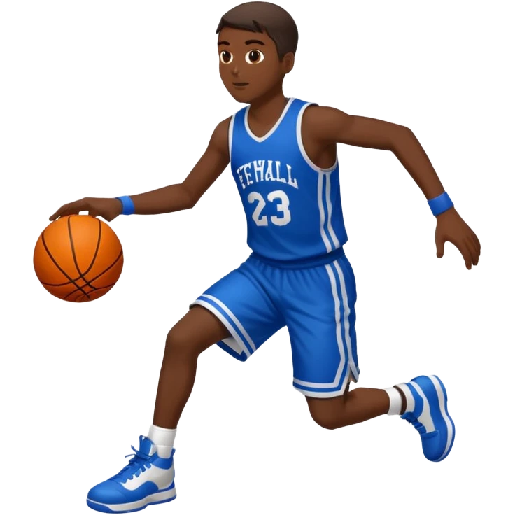guy plays basketball  emoji