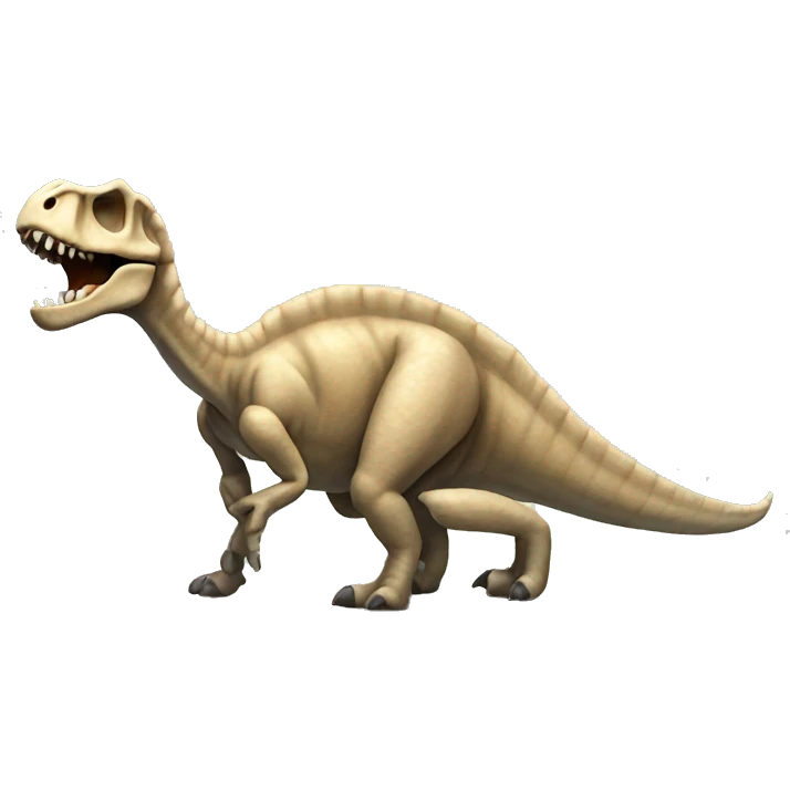 dinosaur fossil emoji