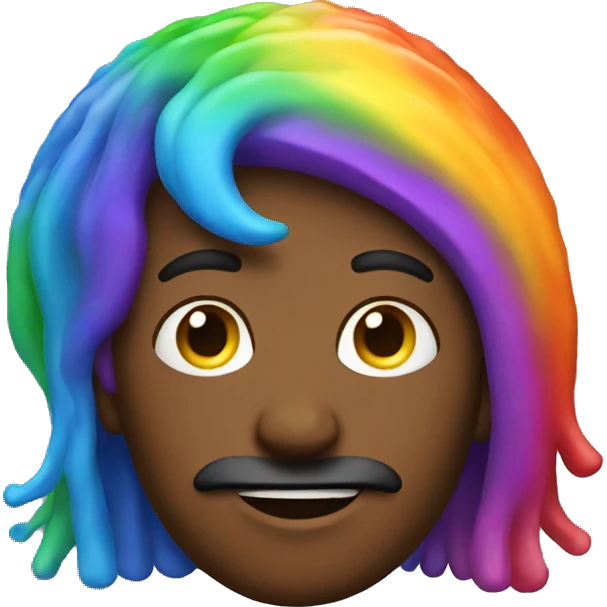 rainbow guy emoji