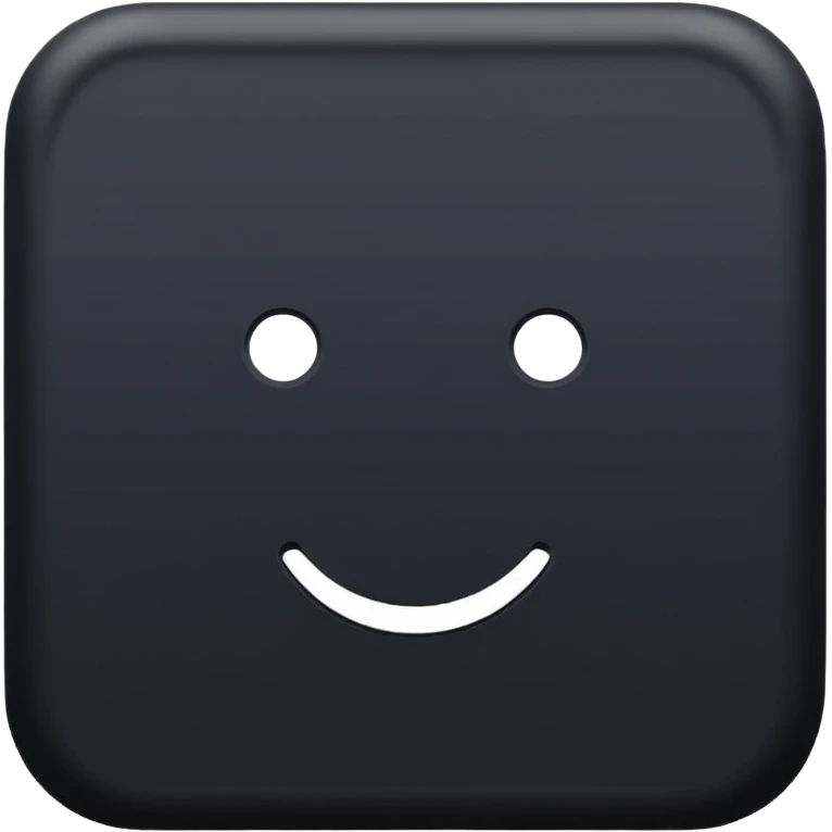 Completely black square  emoji