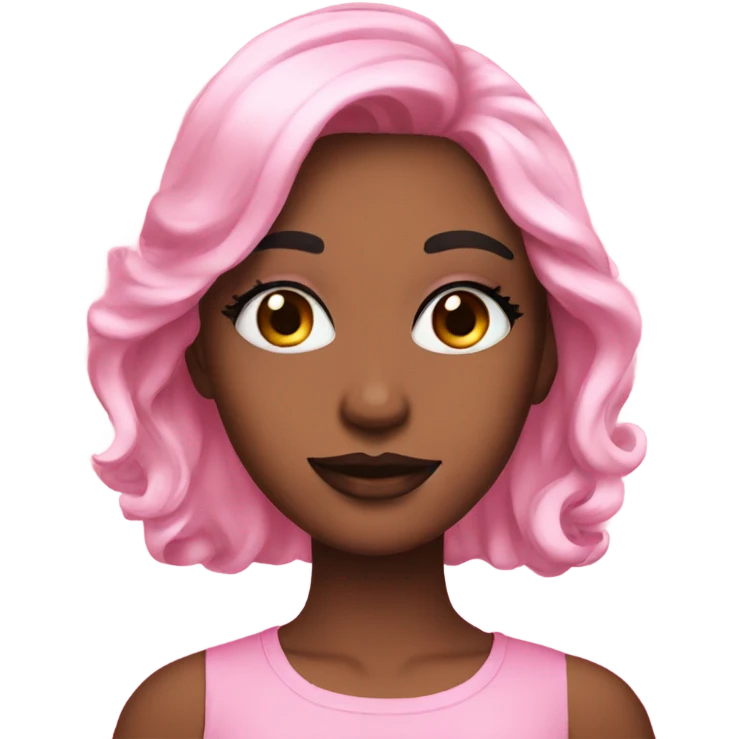 pink makeup emoji
