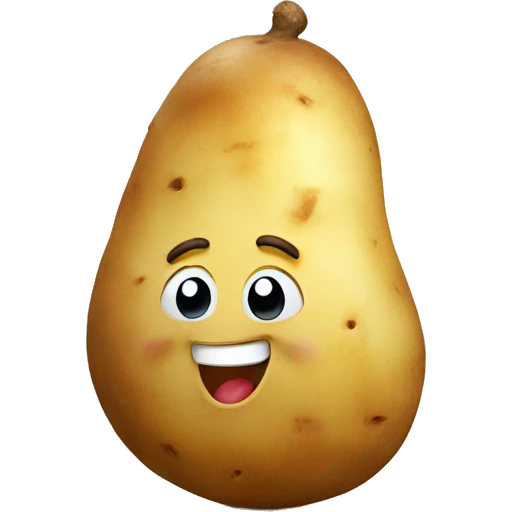 Happy potato  emoji