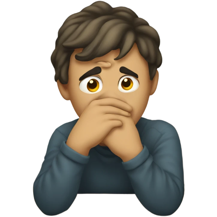 holding your nose in disgust emoji