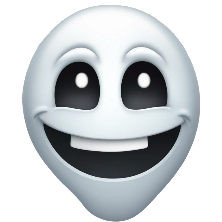 Ghost smiled  emoji