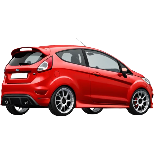 Ford fiesta mk6 st150 red emoji