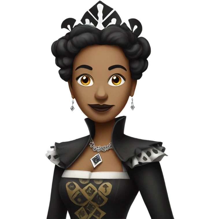 Queen of spades  emoji
