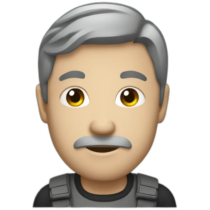 A cyberdefender emoji
