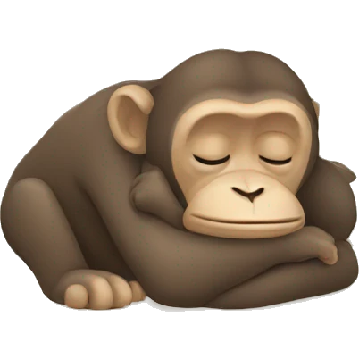Un singe en dormant  emoji