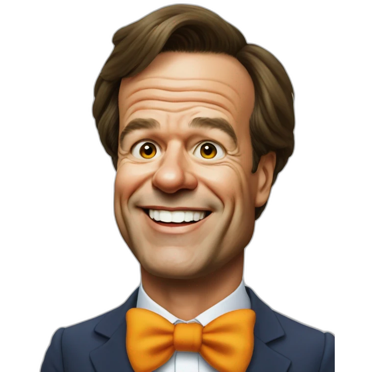 Mark Rutte clown emoji