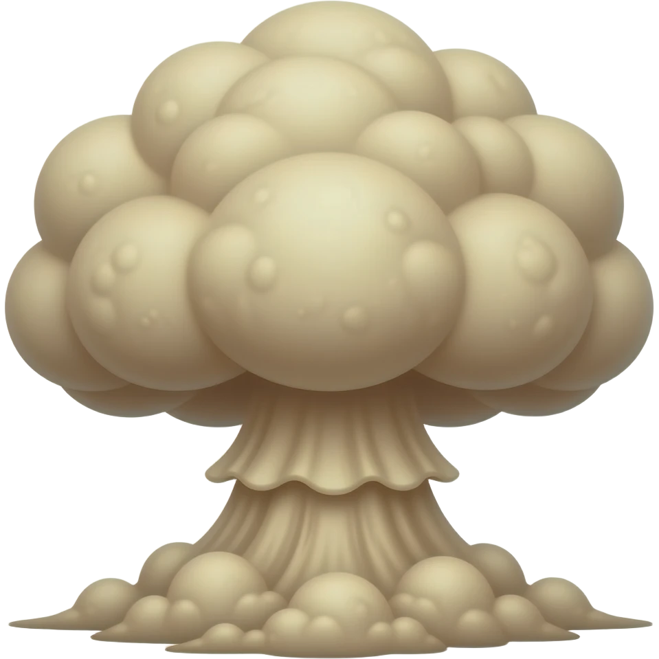 Mushroom cloud emoji