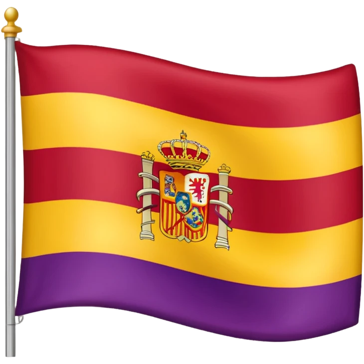 Bandera republicana española emoji