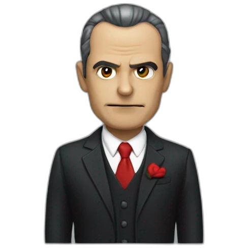 Politico vampiro colmillos emoji