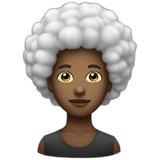 Afro emoji