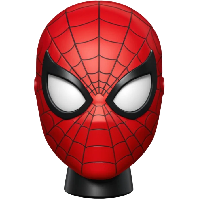 Spiderman Lego head black emoji
