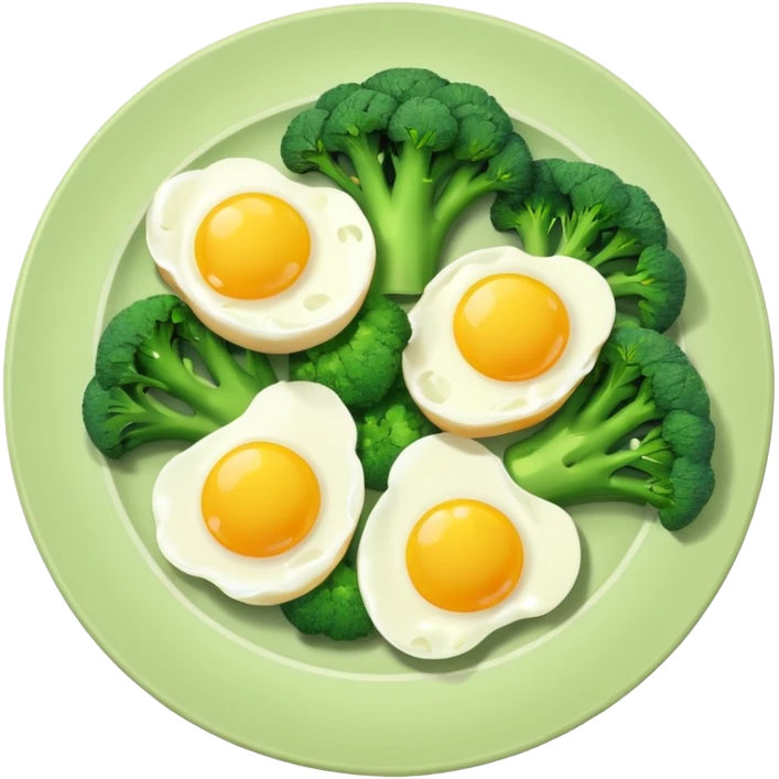 Brocoli egg emoji