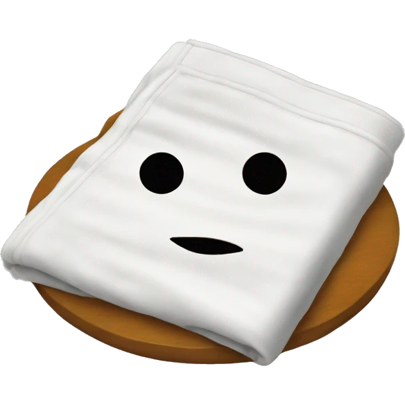 White throw blanket  emoji