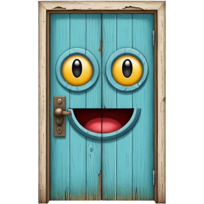 satirical door emoji