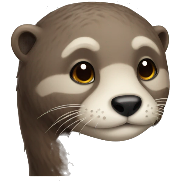 Cosy otter emoji