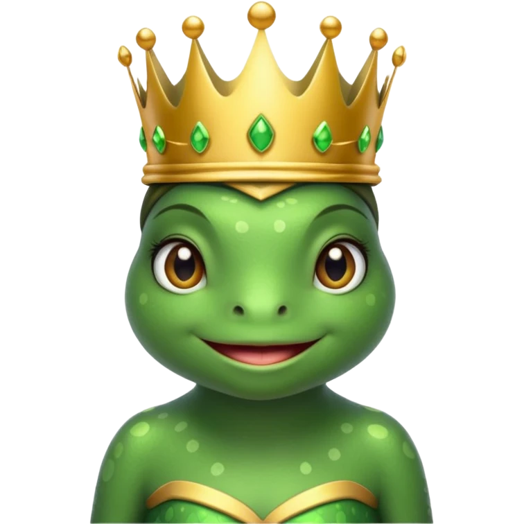 princess frog emoji